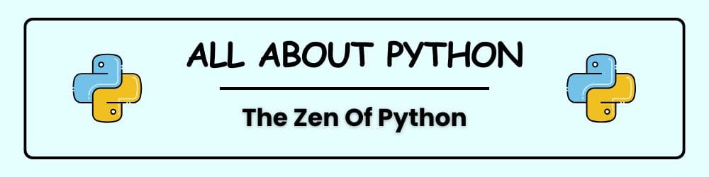The Zen of python